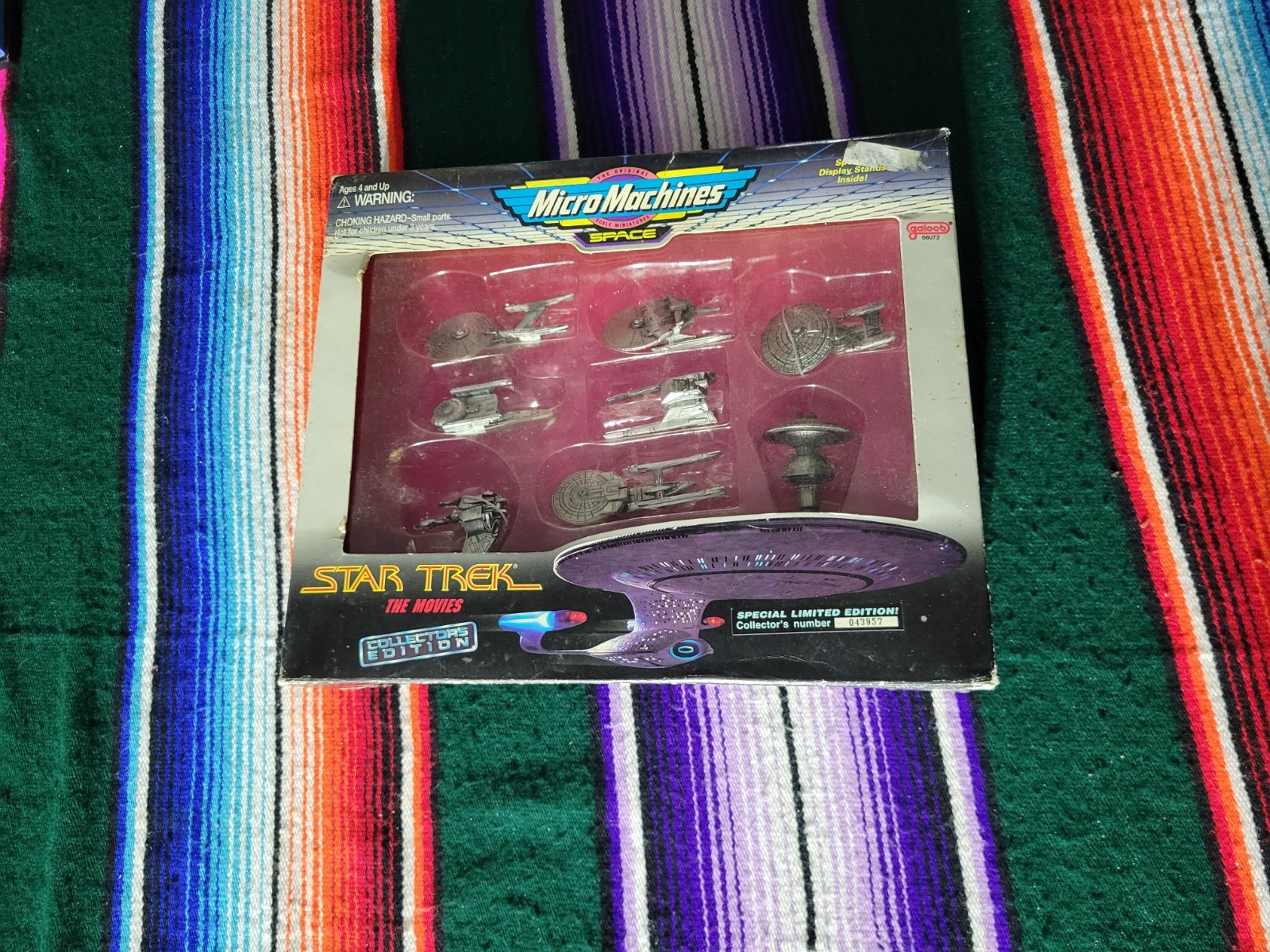 Vintage 1995 Micro Machines Star Trek The Movies Special Limited Numbered Vintage 1995 Micro Machines Star Trek The Movies Special Limited Numbered