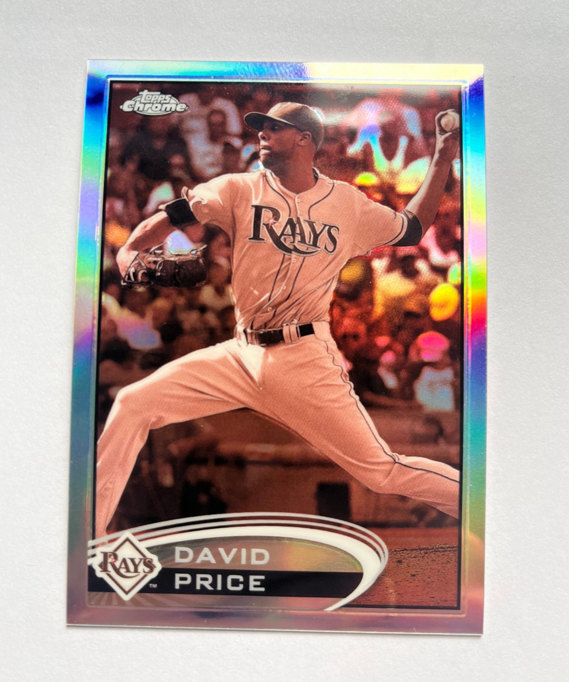 2012 Topps Chrome Sepia Refractor /75 David Price #133 2012 Topps Chrome Sepia Refractor /75 David Price #133