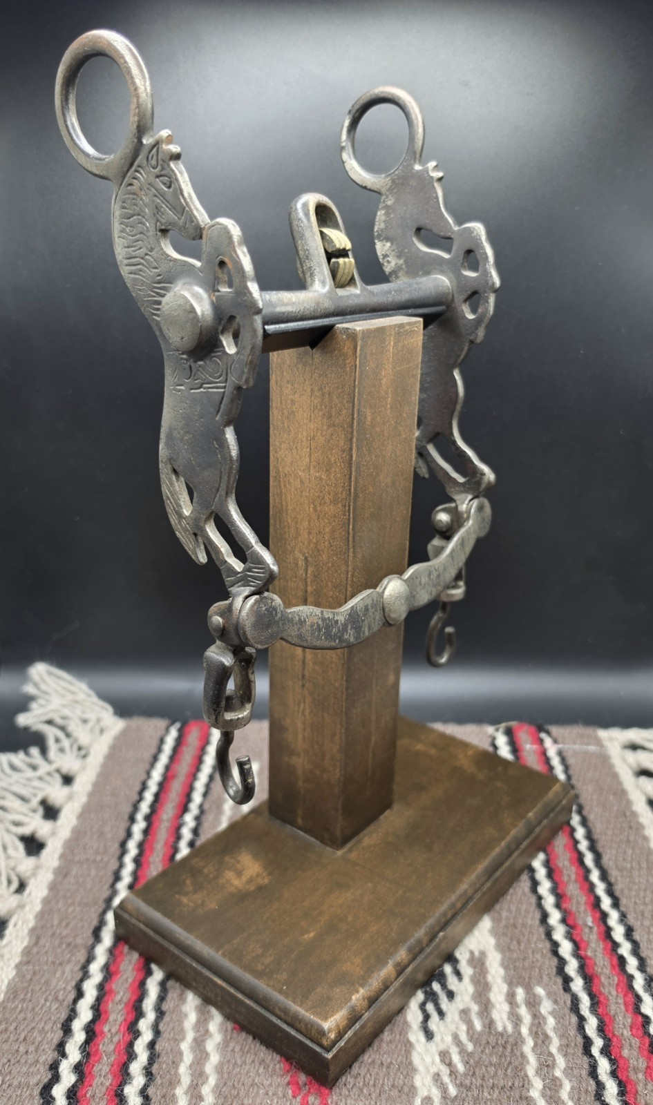 Antique August Buermann Rearing Horse Roller Bit Circa Late 1800s Antique August Buermann Rearing Horse Roller Bit Circa Late 1800s