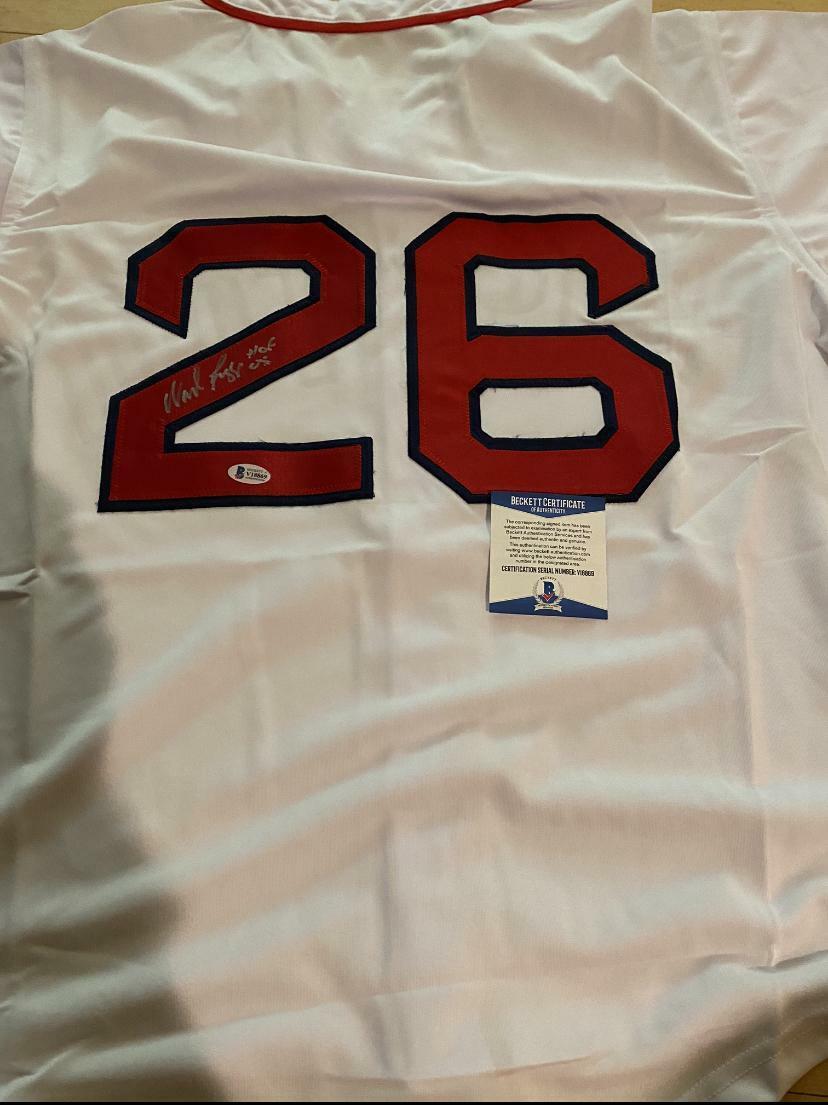 Wade Boggs Signed Autograph Custom Boston Red Sox Jersey W/ HOF BAS Cert Auto