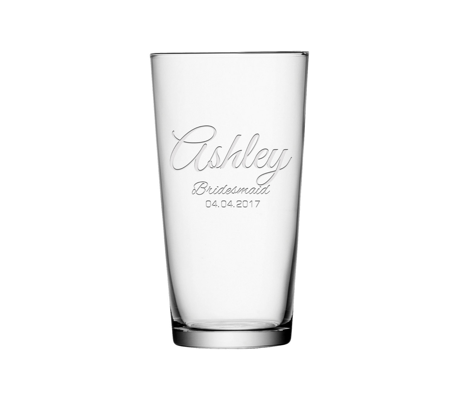 Personalized Beer Glass, Custom Engraved Beer Glass, Wedding Gifts