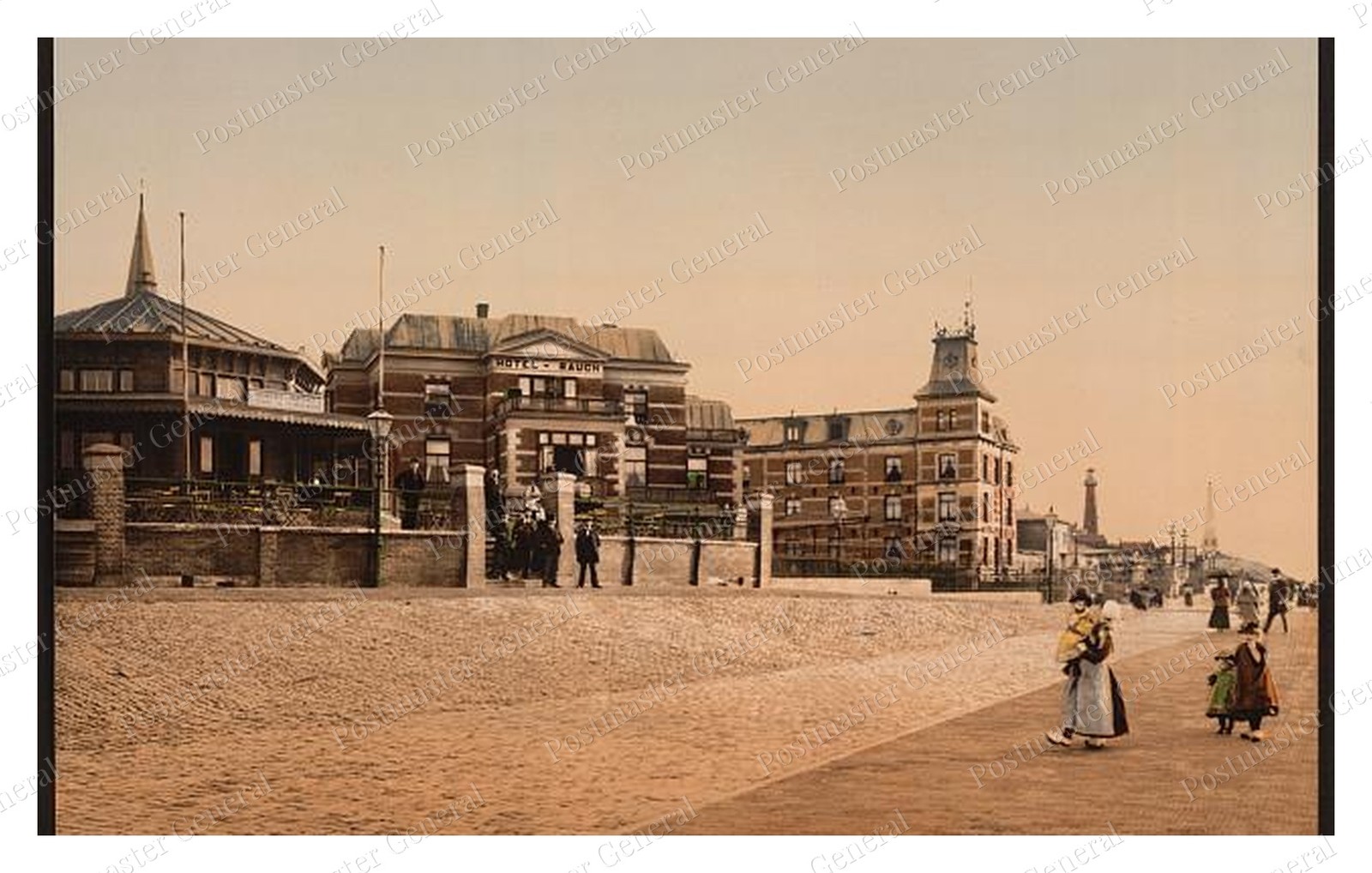 Scheveningen Netherlands Seafront Hotels Standard Postcard COPY RPPC Scheveningen Netherlands Seafront Hotels Standard Postcard COPY RPPC