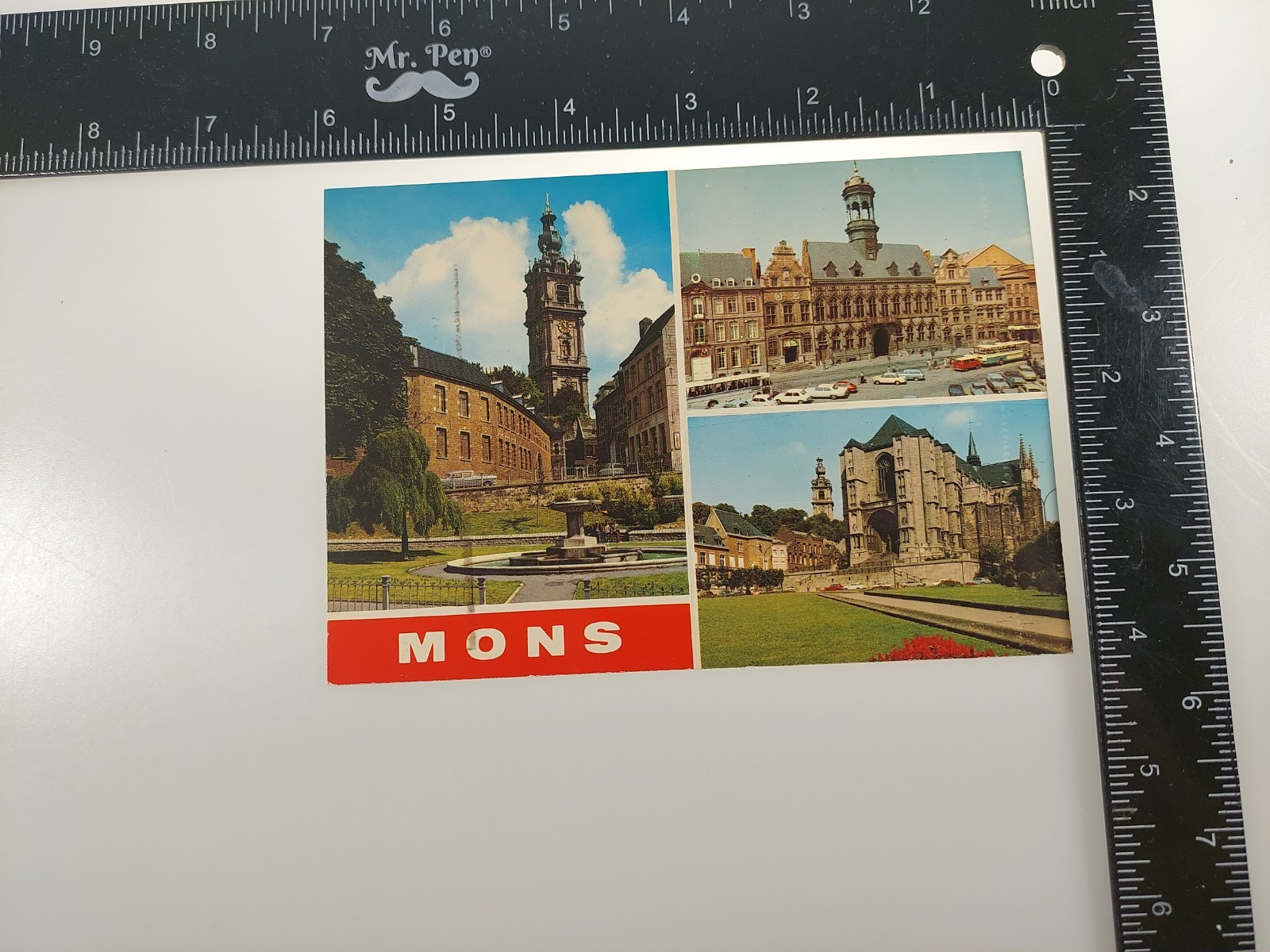 MONS, Belgium Multi-View Postcard (UNPOSTED) MONS, Belgium Multi-View Postcard (UNPOSTED)