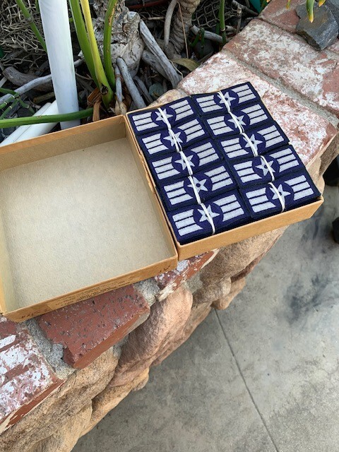 Complete Box Experimental USAF Chevron's 100 sets US Air Force Complete Box Experimental USAF Chevron's 100 sets US Air Force