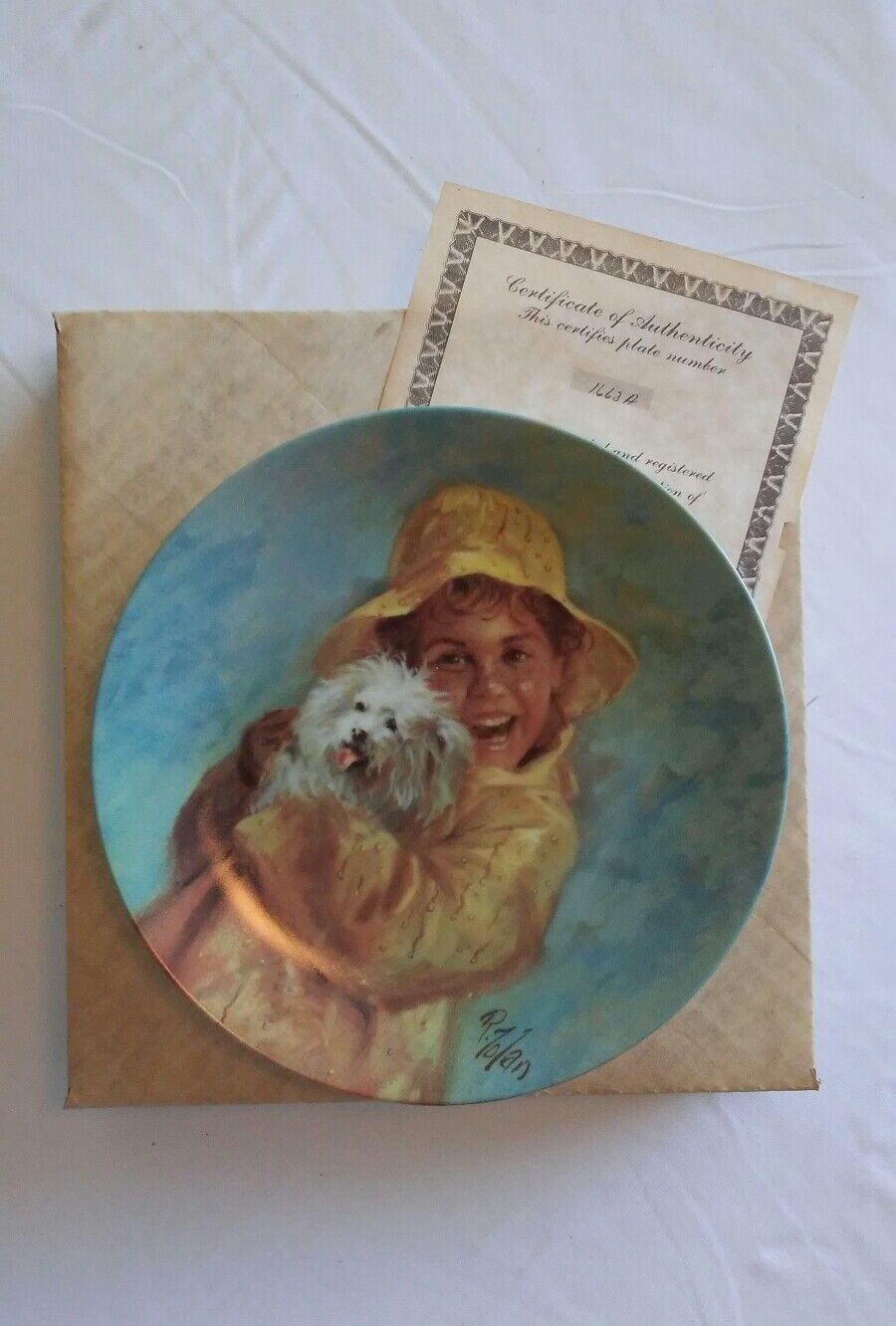 1982 Patrick\'s Puppy A Child\'s Best Friend Collectors Limited Edition Plate 