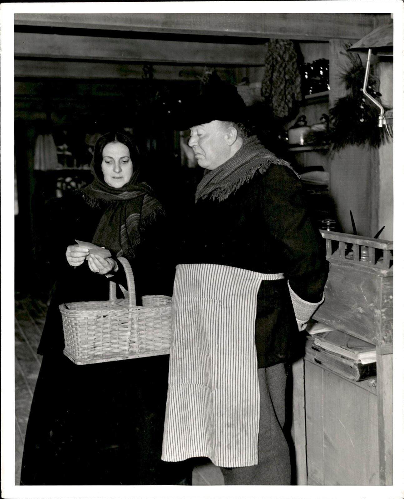 CGE47 Original Photo GUY KIBBEE BEULAH BONDI 1938 WESTERN \ CGE47 Original Photo GUY KIBBEE BEULAH BONDI 1938 WESTERN \