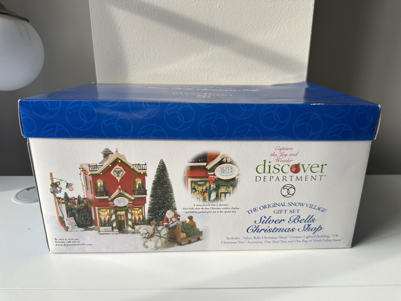 Dept 56 Silver Bells Christmas Shop 56.55040 Snow Village Complete Gift Set Dept 56 Silver Bells Christmas Shop 56.55040 Snow Village Complete Gift Set