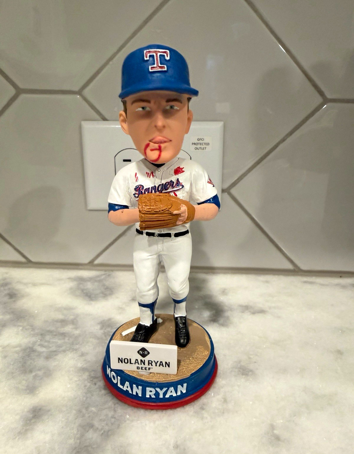 Nolan Ryan Beef Nolan Ryan Bloody Lip Bobblehead SGA 9/17/26 Nolan Ryan Beef Nolan Ryan Bloody Lip Bobblehead SGA 9/17/26