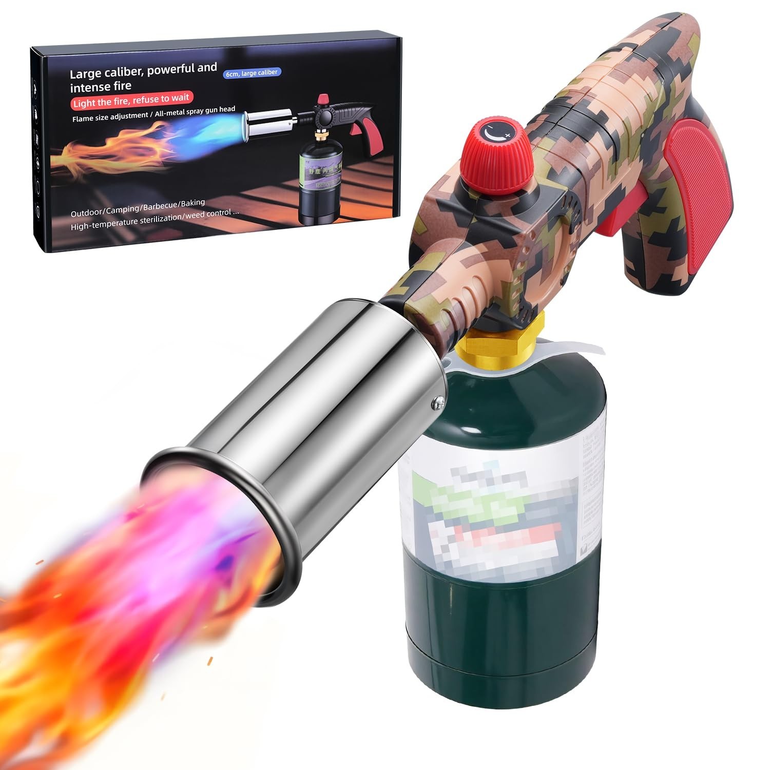High-Performance Propane Torch - Cooking Blow Gun, BBQ Lighter, Kitchen Flame Th High-Performance Propane Torch - Cooking Blow Gun, BBQ Lighter, Kitchen Flame Th