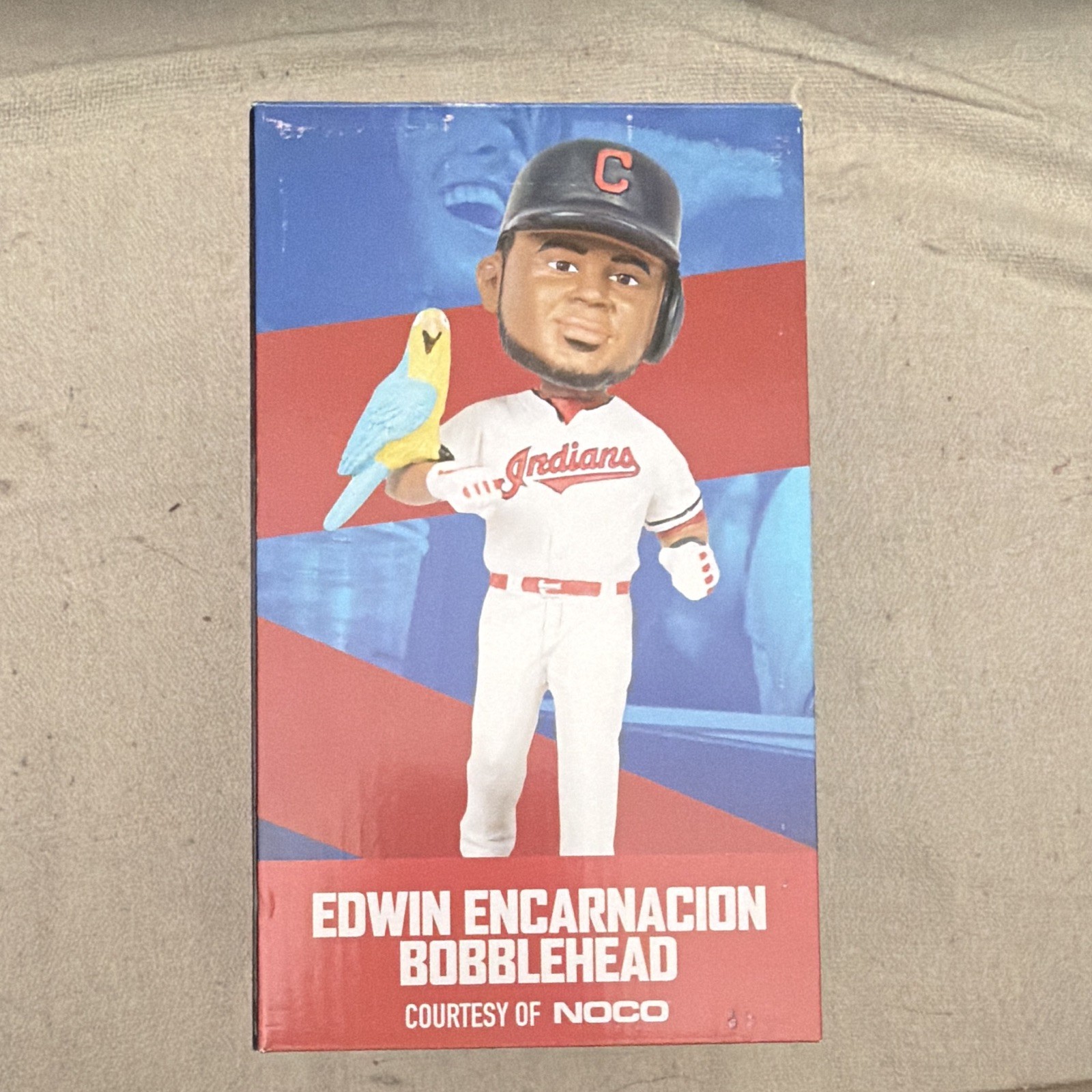 BDA Sports Edwin Encarnacion Cleveland Indians Baseball Bobblehead Boxed 2018 BDA Sports Edwin Encarnacion Cleveland Indians Baseball Bobblehead Boxed 2018