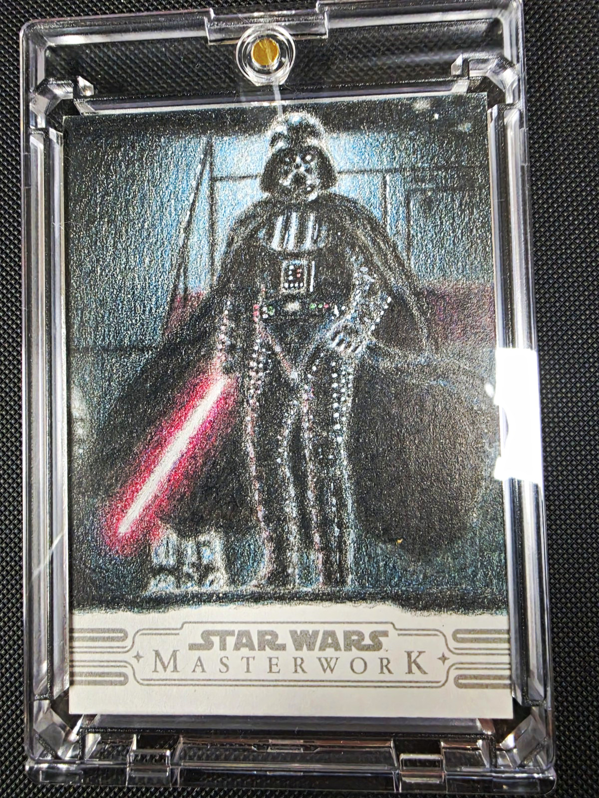 Topps 2017 Star Wars Masterwork Darth Vader Sketch Insert Auto Jesus Suarez 1/1 Topps 2017 Star Wars Masterwork Darth Vader Sketch Insert Auto Jesus Suarez 1/1