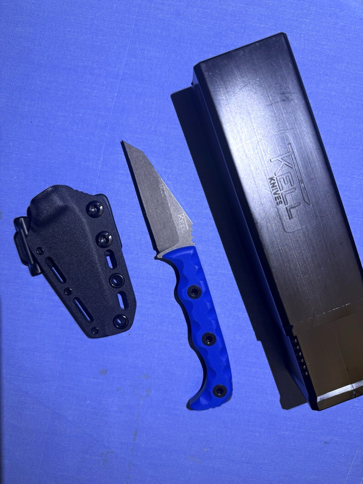 TKell Agent 002 with Battle Lock Grips and Sheath.