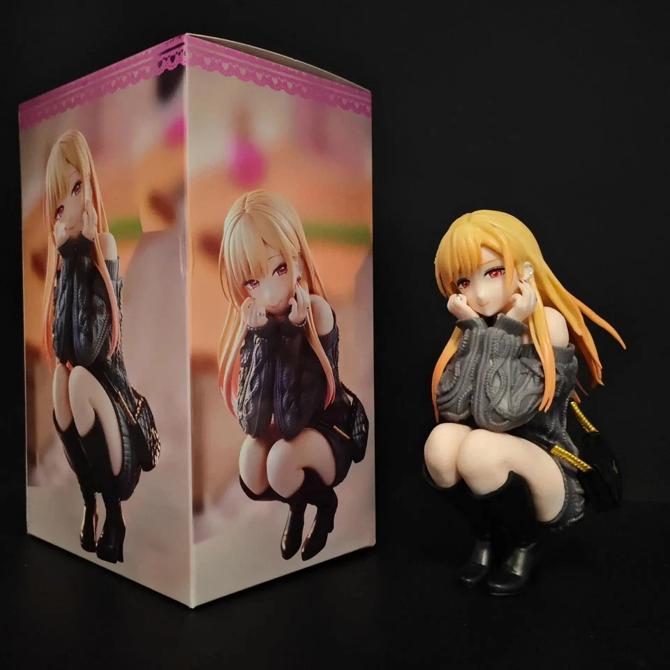 Anime Marin Kitagawa Squatting Pose 10cm PVC Figure My Dress-Up Darling