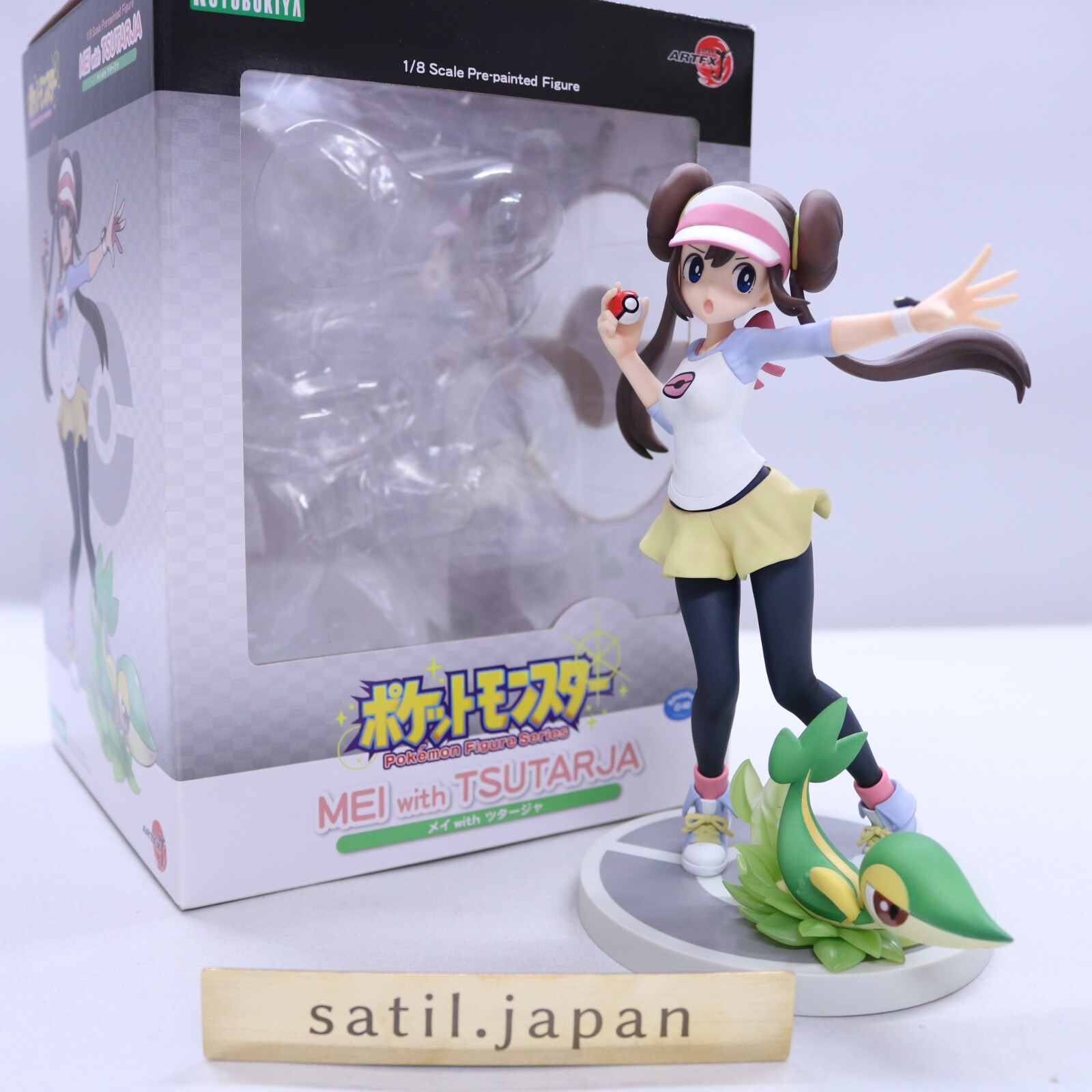 [USED] KOTOBUKIYA ARTFX J Pokemon Mei with Snivy 1/8 Figure Japan