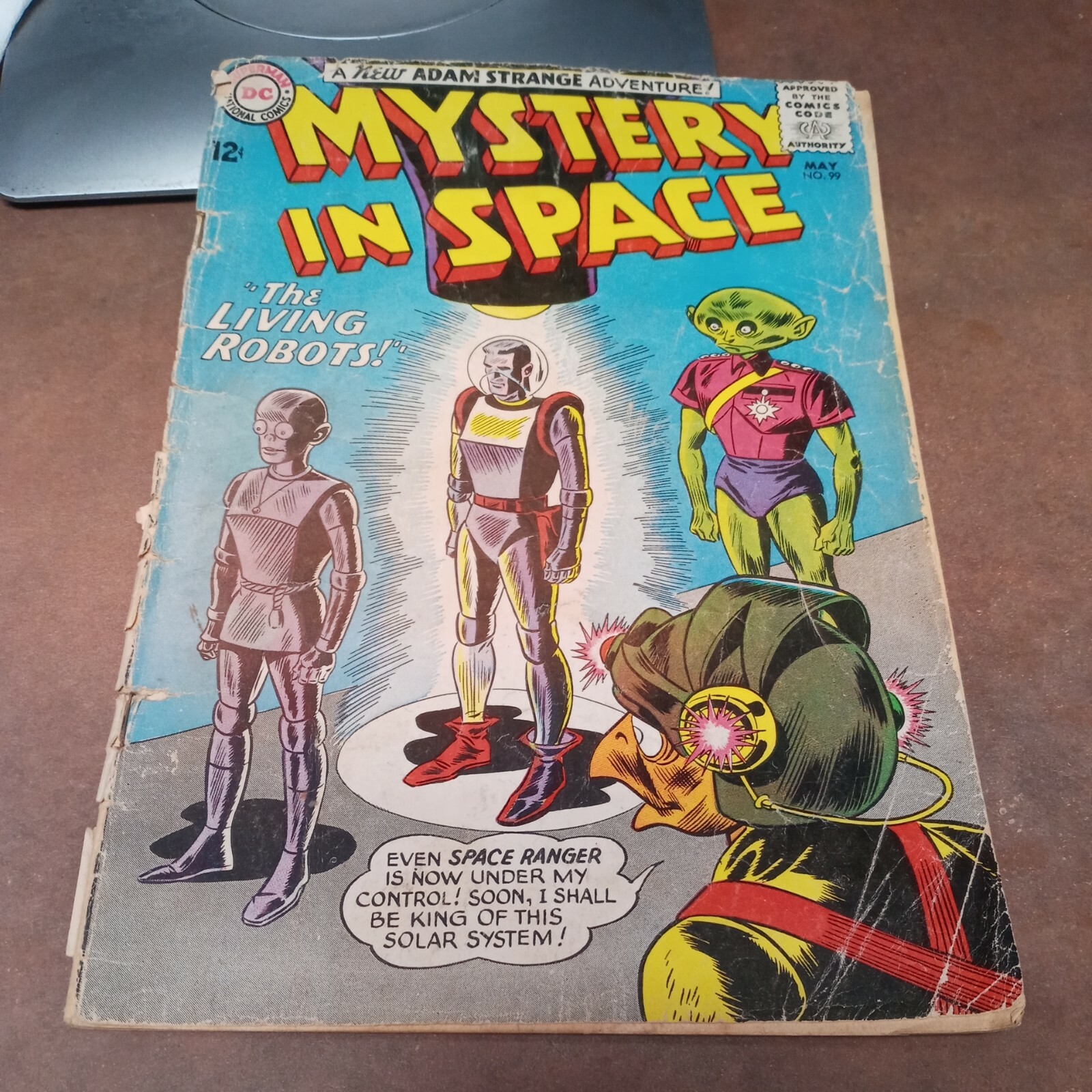 MYSTERY IN SPACE 99 Dc Comics ADAM STRANGE SPACE RANGER 1965 Scifi MYSTERY IN SPACE 99 Dc Comics ADAM STRANGE SPACE RANGER 1965 Scifi