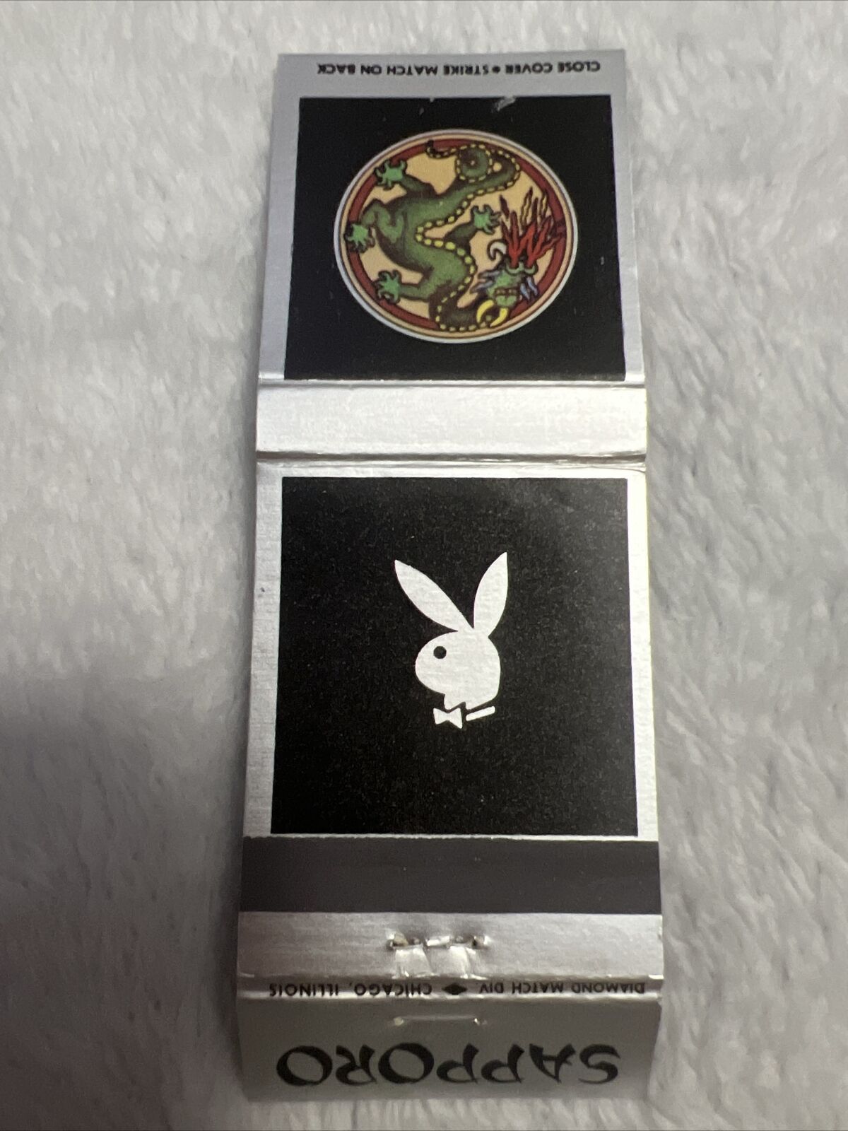 Matchbook Cover - Playboy Club - Sapporo, Japan Copyright 1980
