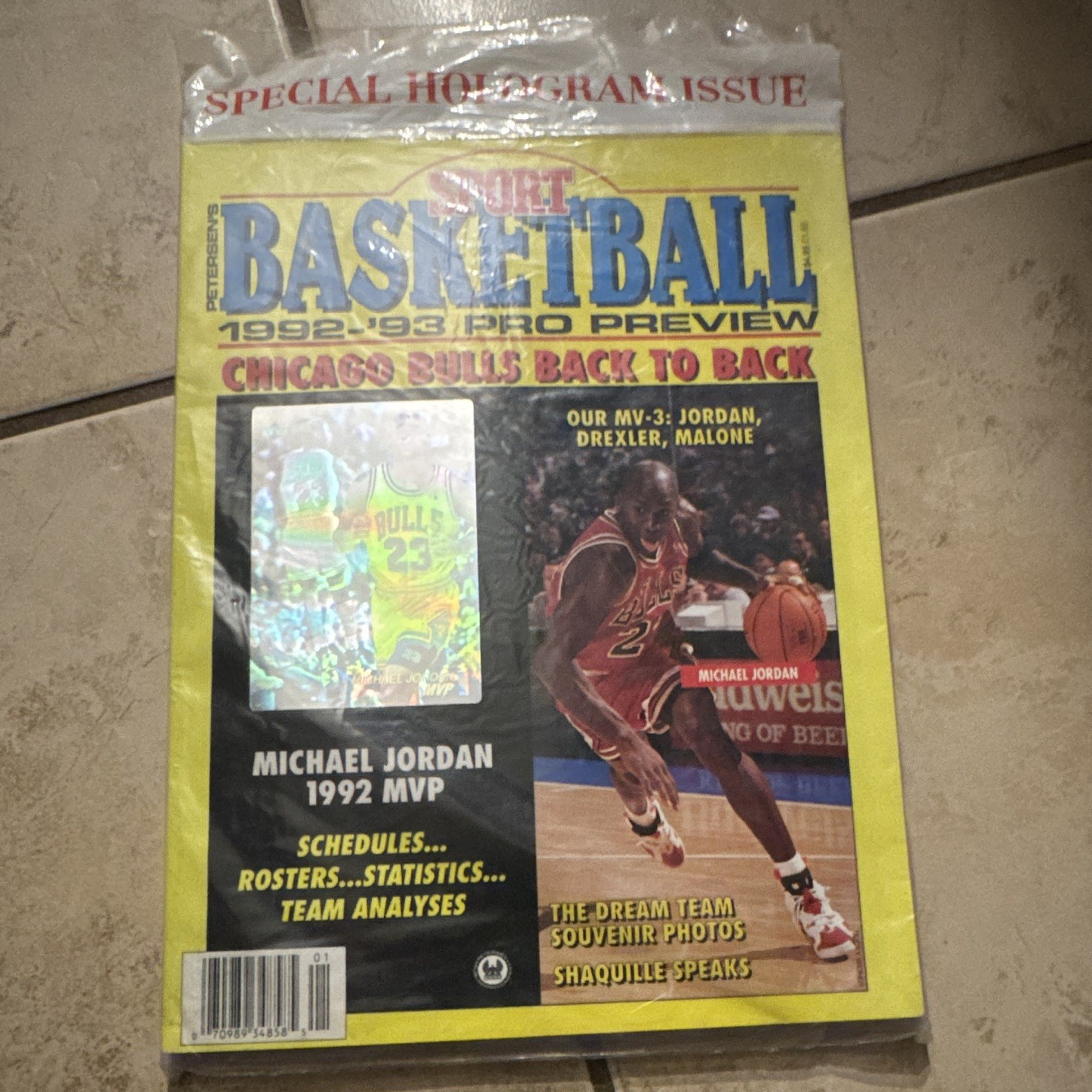 Vintage Michael Jordan Sport Basketball 1992 - 93 Pro Preview Magazine Sealed Vintage Michael Jordan Sport Basketball 1992 - 93 Pro Preview Magazine Sealed