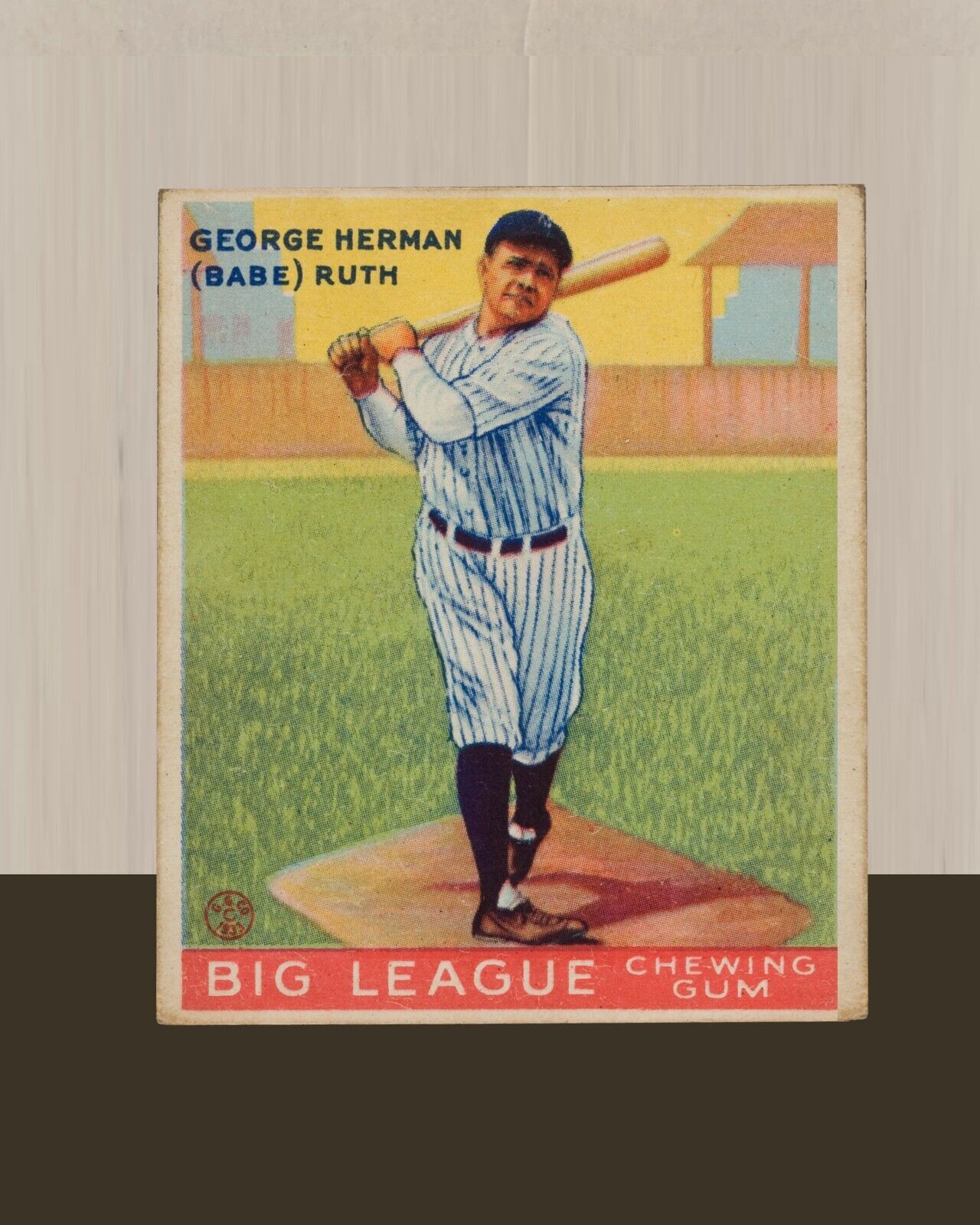 Baseball Babe Ruth Baseball Card 16 x 20 Baseball Art Rare Poster Vintage
