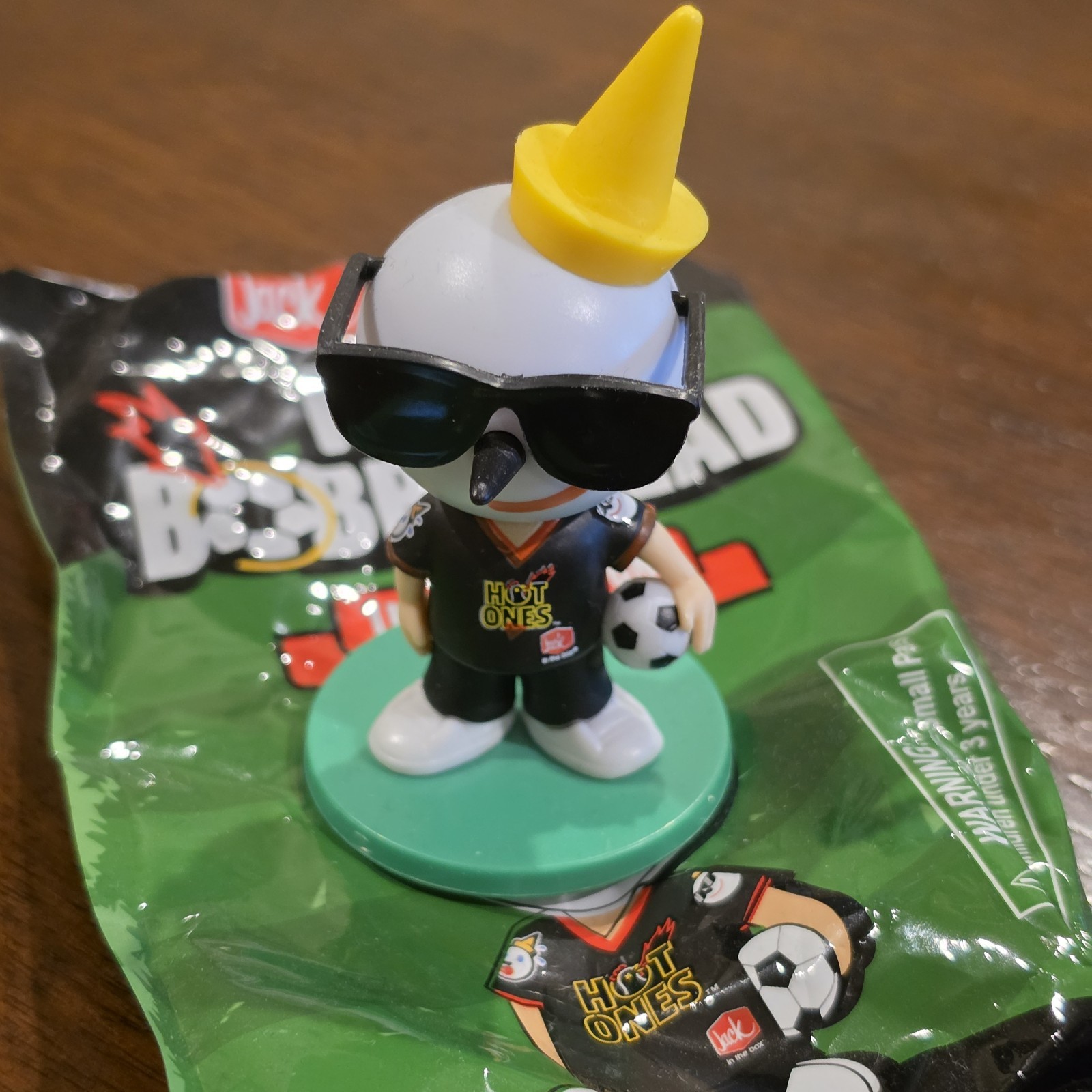 Jack in the Box Hot Ones Limited Edition Jersey Bobblehead Collectible Promo Jack in the Box Hot Ones Limited Edition Jersey Bobblehead Collectible Promo