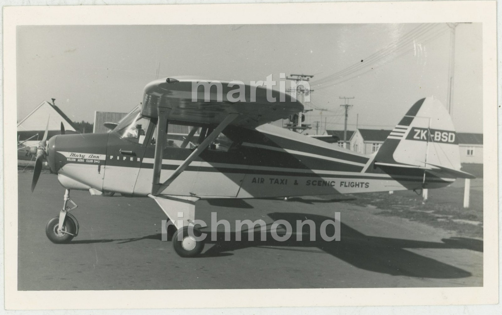 Piper Tri-Pacer ZK-BSD Photo, HE906 Piper Tri-Pacer ZK-BSD Photo, HE906