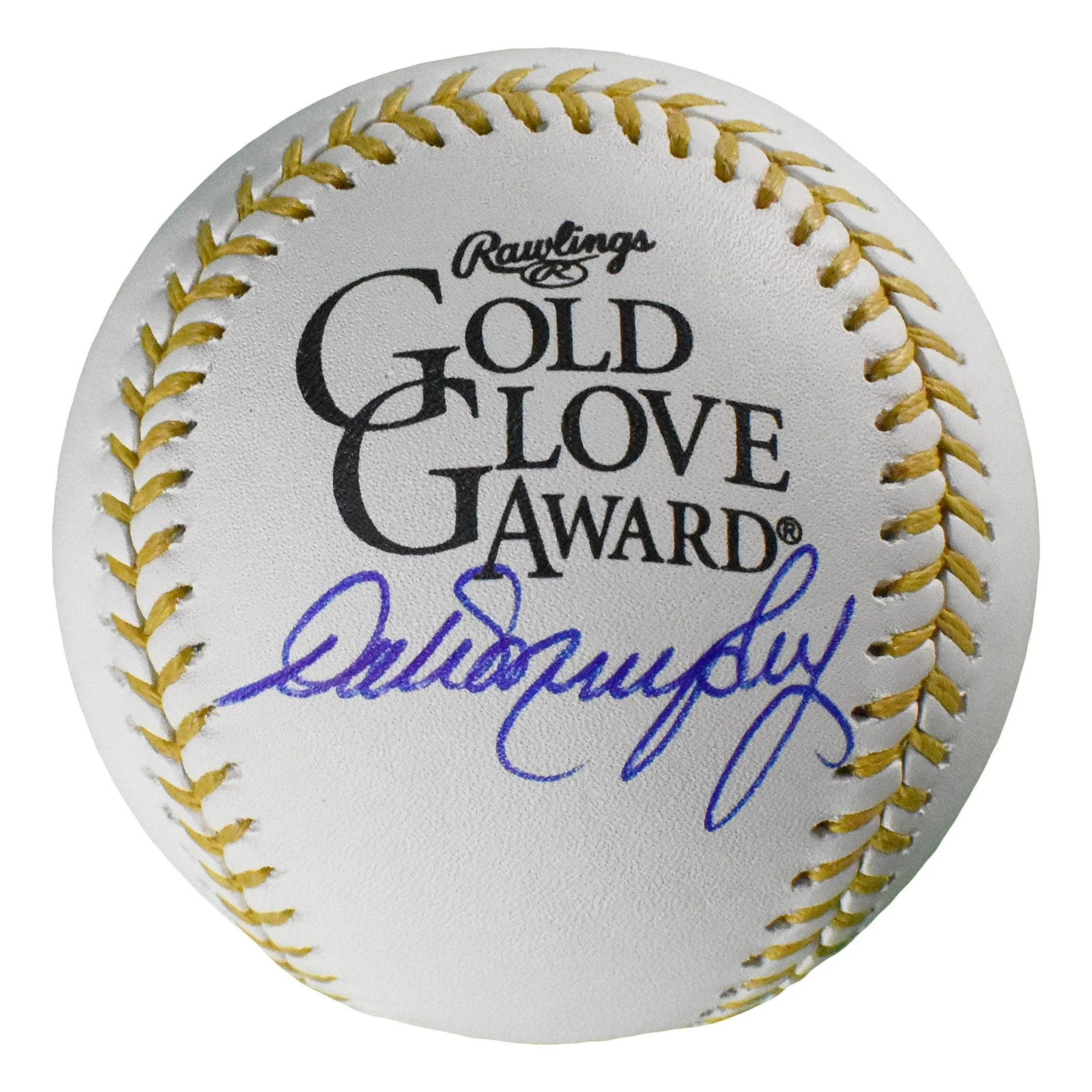 Dale Murphy Signed Gold Glove Official Major League Baseball (JSA)