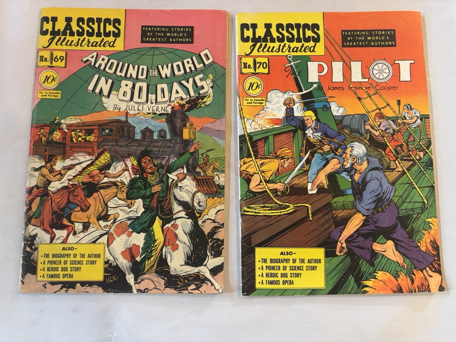 Classics Illustrated #69 and #70 Classics Illustrated #69 and #70