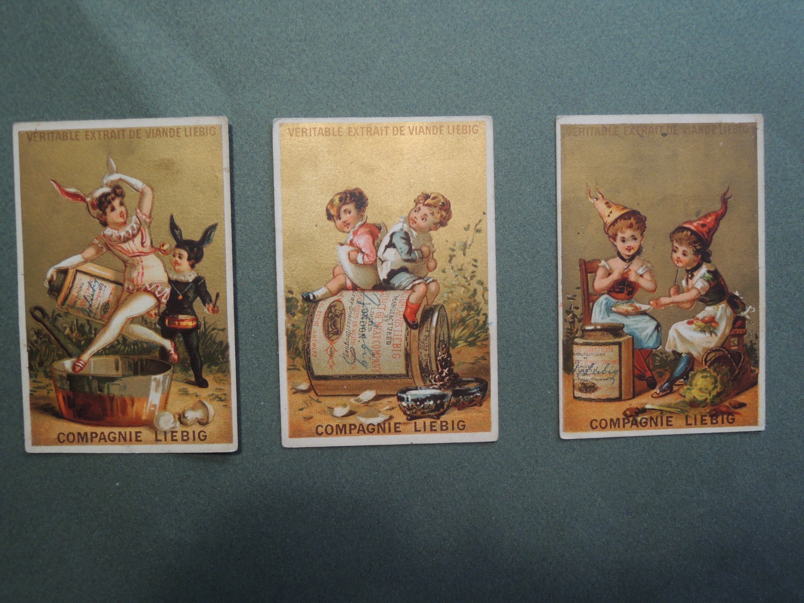 CHROMO LIEBIG COMPLETE SERIES S 73 GENRE IMAGES