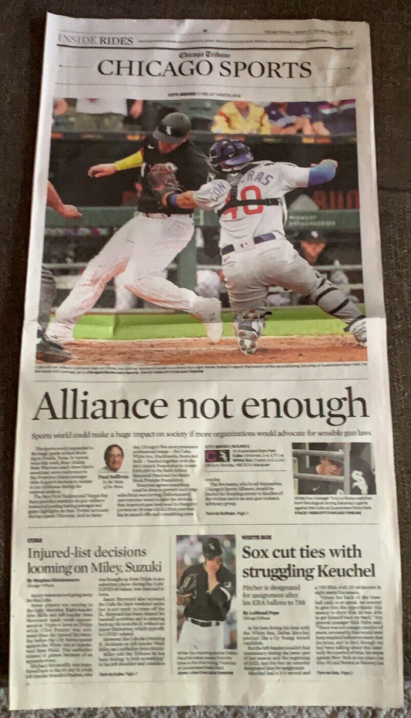 Willson Contreras White Sox/Cubs Series - Chicago Tribune - May 29, 2022