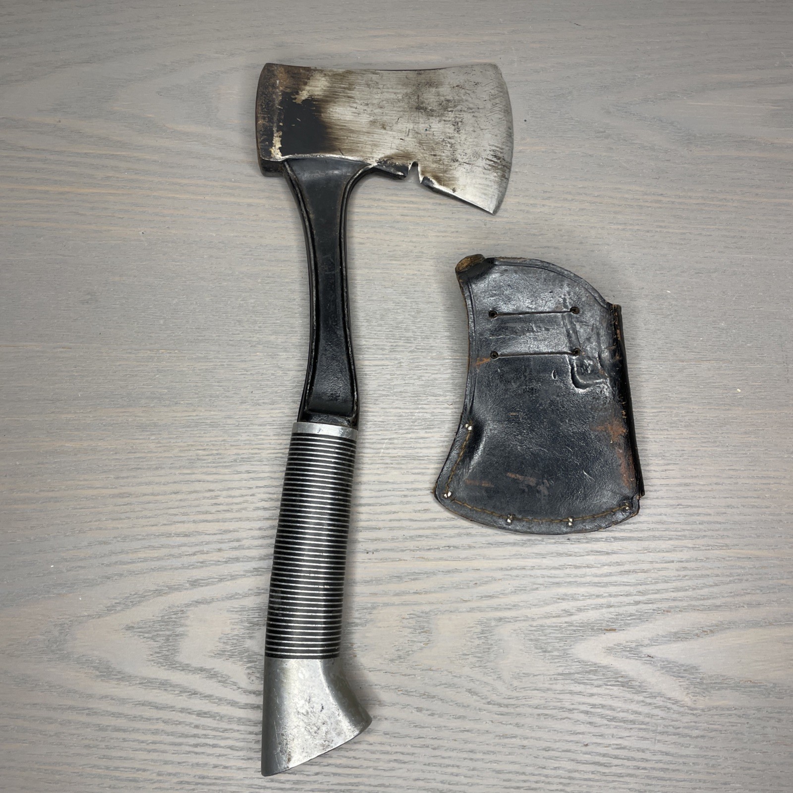 Vintage Western Cutlery Black Beauty Hatchet Boulder Colorado USA With Sheath Vintage Western Cutlery Black Beauty Hatchet Boulder Colorado USA With Sheath