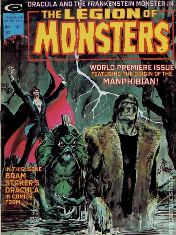 Legion of Monsters #1 VG+ 4.5 1975 Stock Image