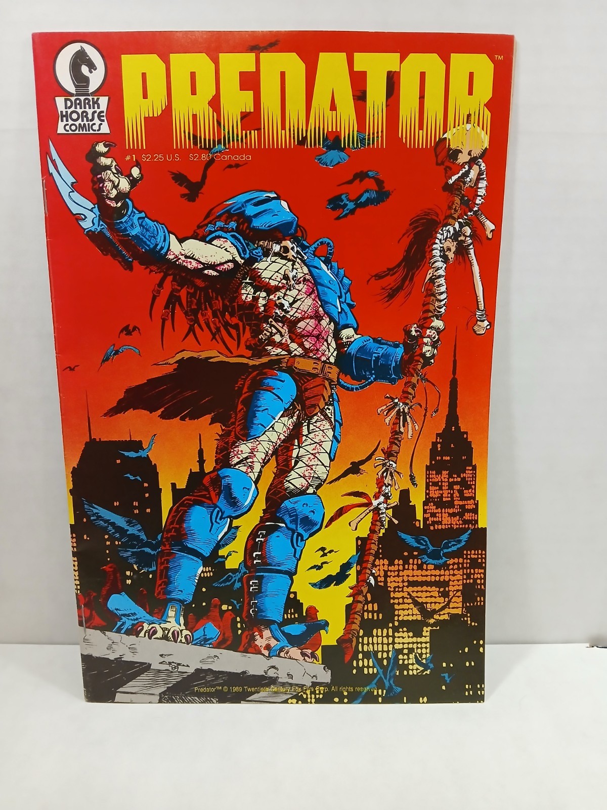 Predator #1 Dark Horse Comics 1989 2nd Print Variant 1st Appearance Predator #1 Dark Horse Comics 1989 2nd Print Variant 1st Appearance