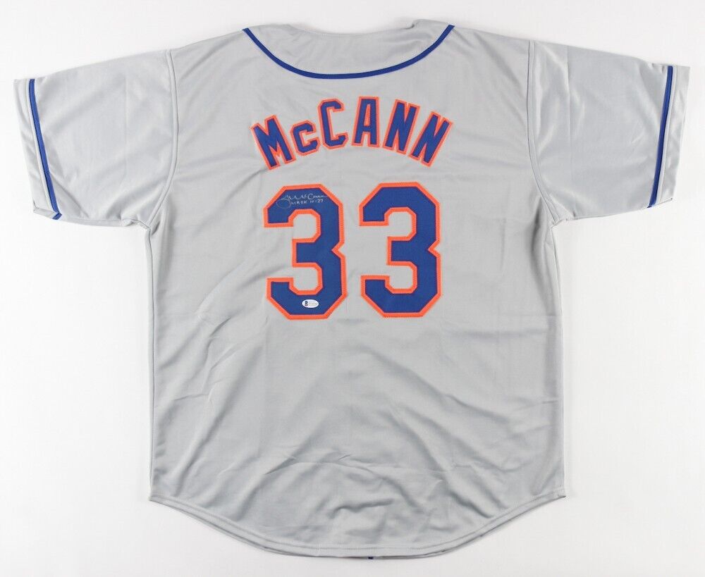 James McCann AUTOGRAPHED Jersey New York Mets (Beckett)