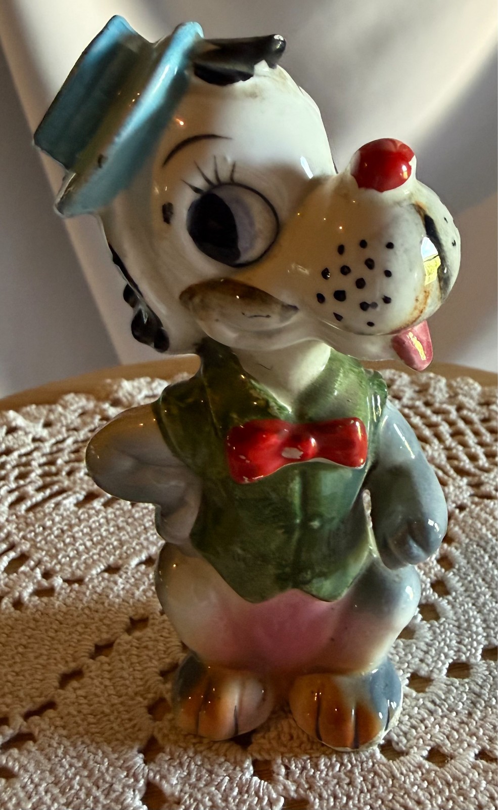 Vintage Artmark anthropomorphic dog figurine pepper shaker Vintage Artmark anthropomorphic dog figurine pepper shaker
