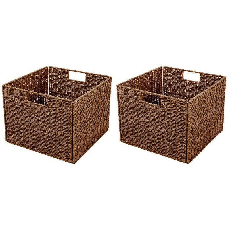 Trademark Innovations Wicker Storage Basket, 