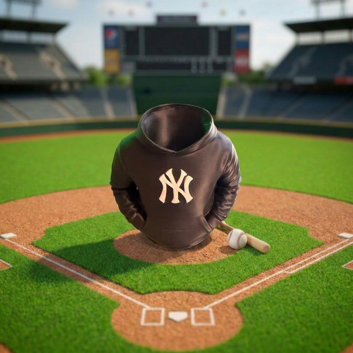 New York Yankees Baseball Sweatshirt Pen Holder New York Yankees Baseball Sweatshirt Pen Holder