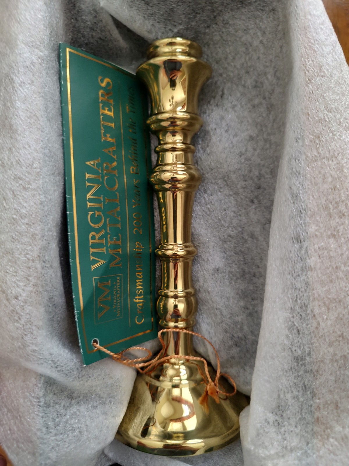 Vintage Virginia Metalcrafters Yorktown Candlestick - Mint in Box Vintage Virginia Metalcrafters Yorktown Candlestick - Mint in Box