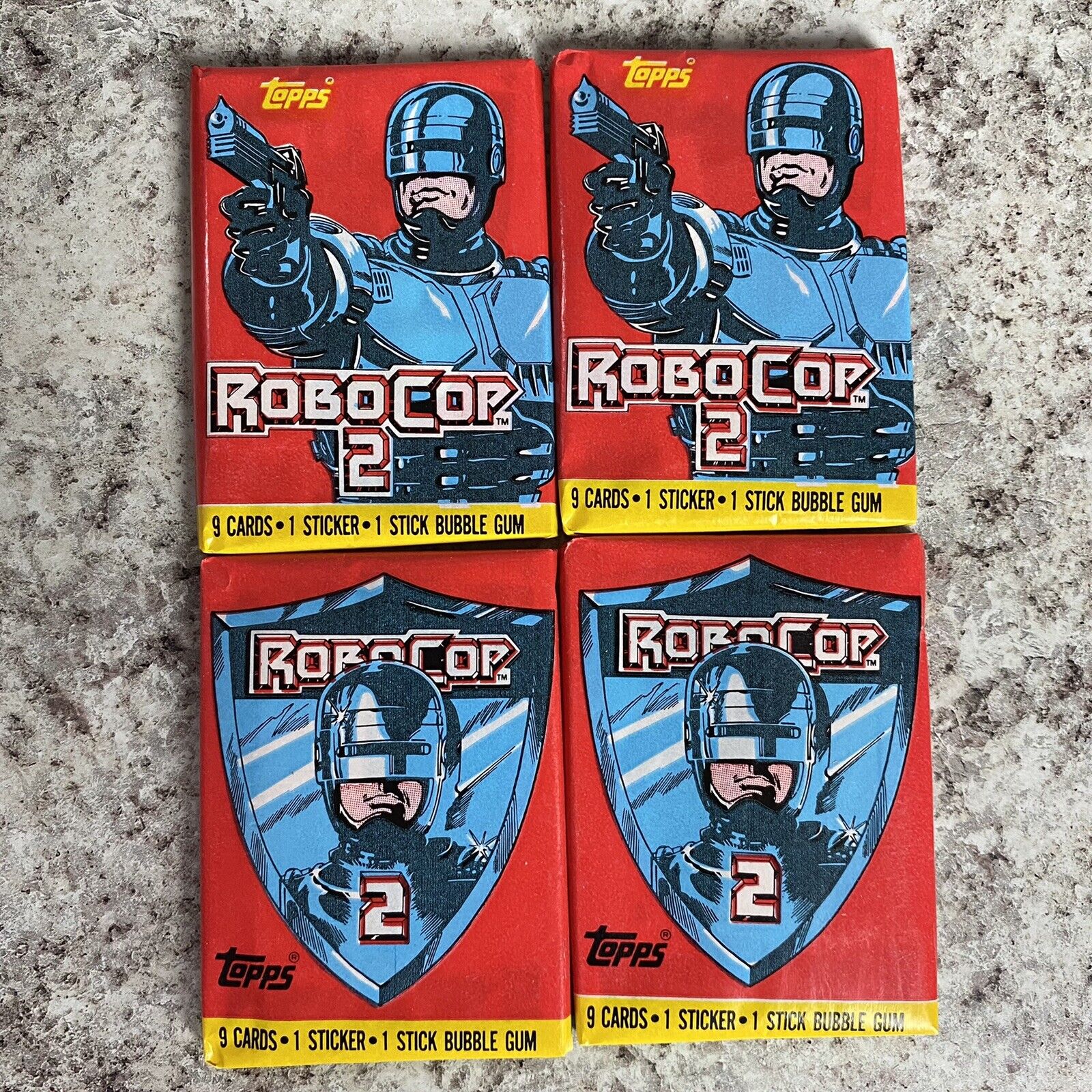 1990 Topps Robocop 2 New Sealed Cards