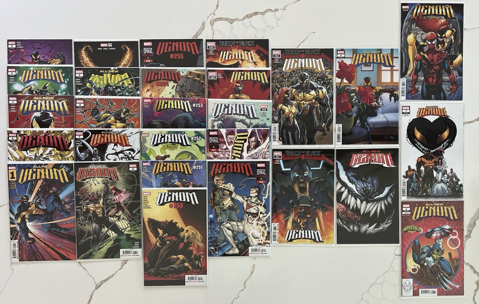 All-New Venom #1-10 + Venom #250-262 Complete Run + 5 Variants NM Marvel Lot 28 All-New Venom #1-10 + Venom #250-262 Complete Run + 5 Variants NM Marvel Lot 28