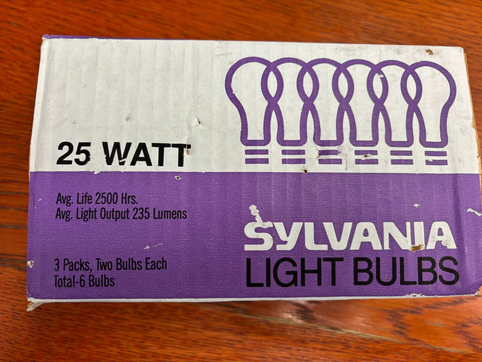 6 Pack Sylvania 25W Soft White A19 Light Bulbs New Sealed 6 Pack Sylvania 25W Soft White A19 Light Bulbs New Sealed