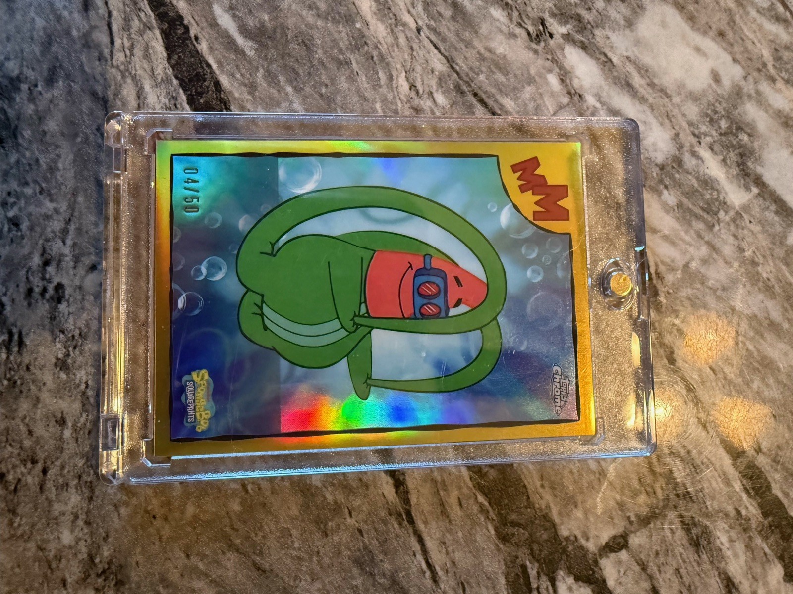 2025 Topps Chrome SpongeBob Elastic Waistband Mermaidman Barnacle Boy /50 #MB-17 2025 Topps Chrome SpongeBob Elastic Waistband Mermaidman Barnacle Boy /50 #MB-17