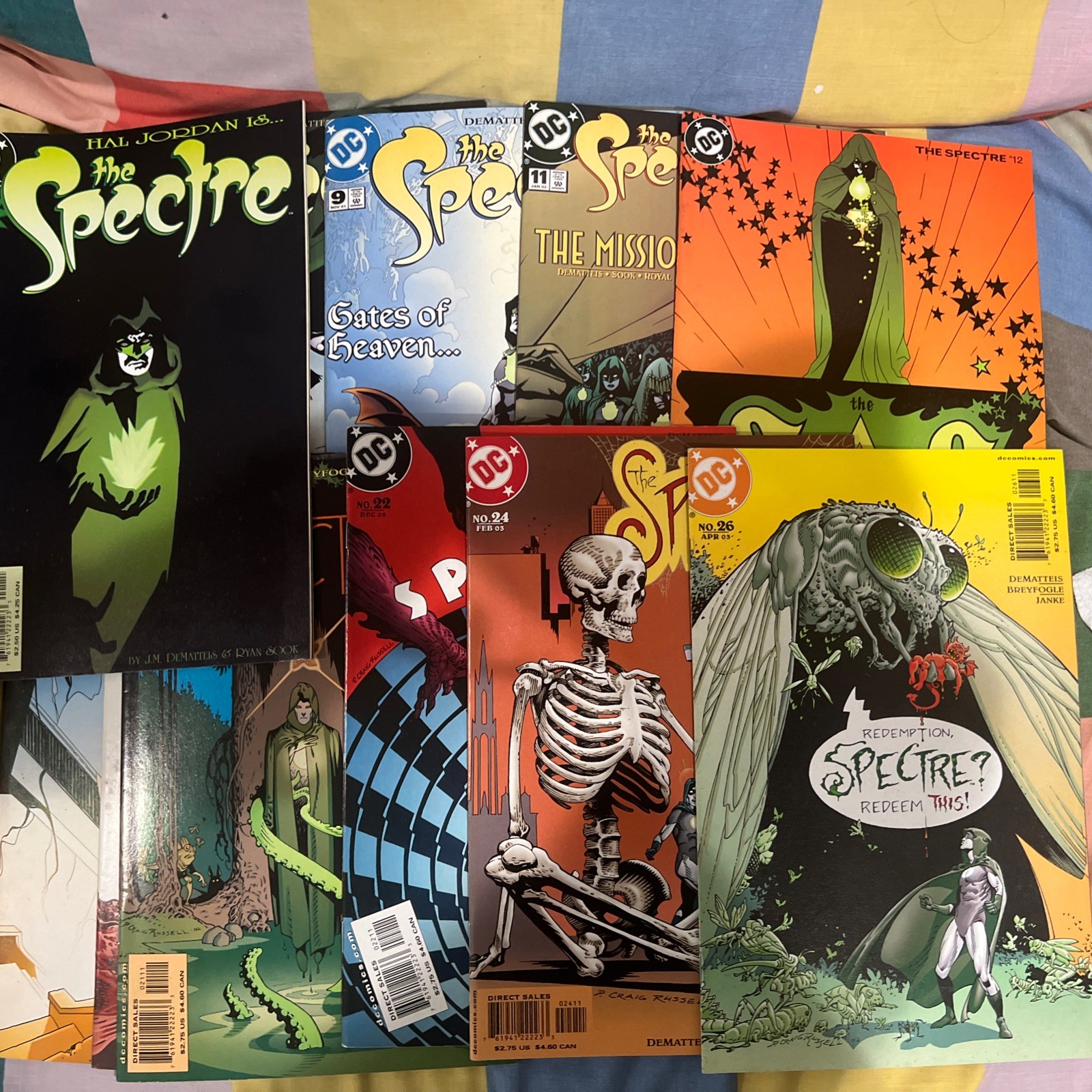 The Spectre 2001 DC Comics Hal Jordan #1 Lot Of 14 Comics The Spectre 2001 DC Comics Hal Jordan #1 Lot Of 14 Comics