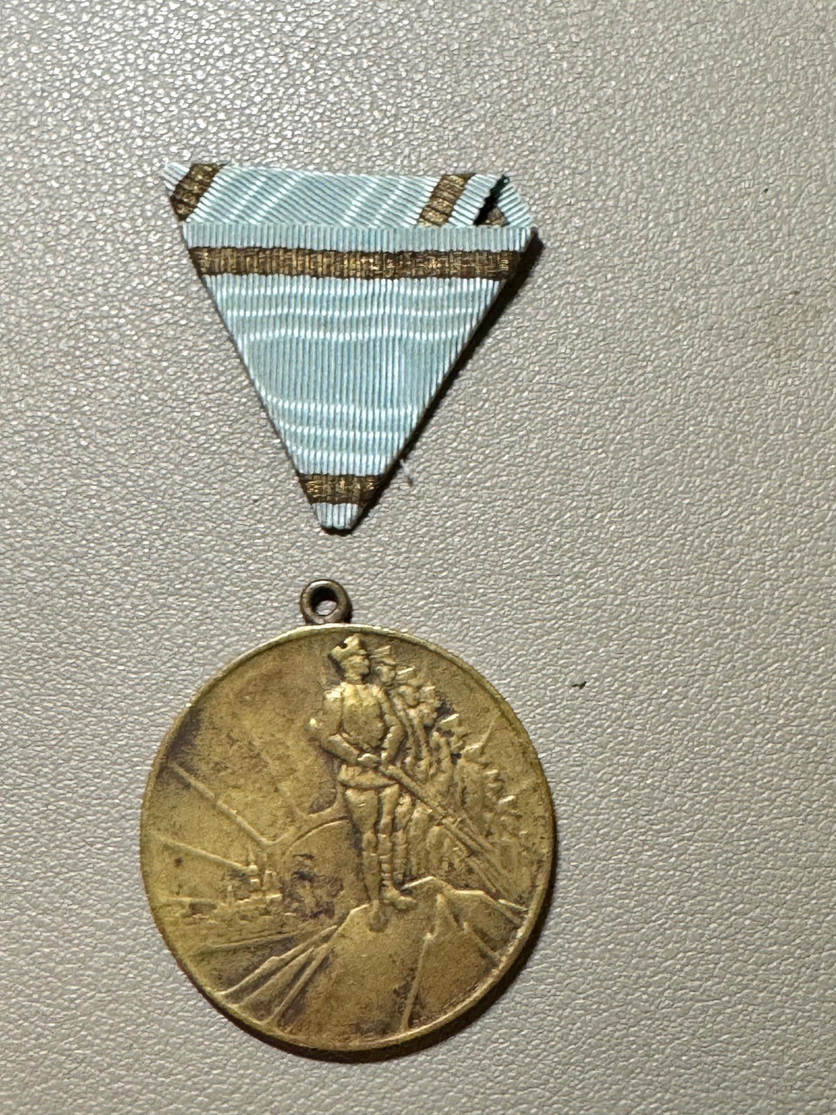 🇱🇻 Latvia WWI Independence 10th Anniversary Medal 1918–1928 Original