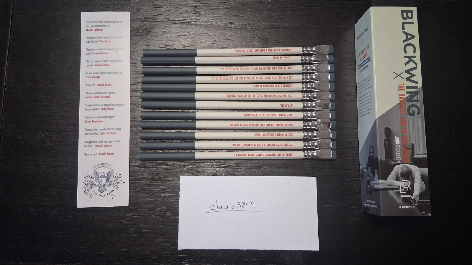 Blackwing Pencils: Blackwing X The Hardest Job in the World Blackwing Pencils: Blackwing X The Hardest Job in the World