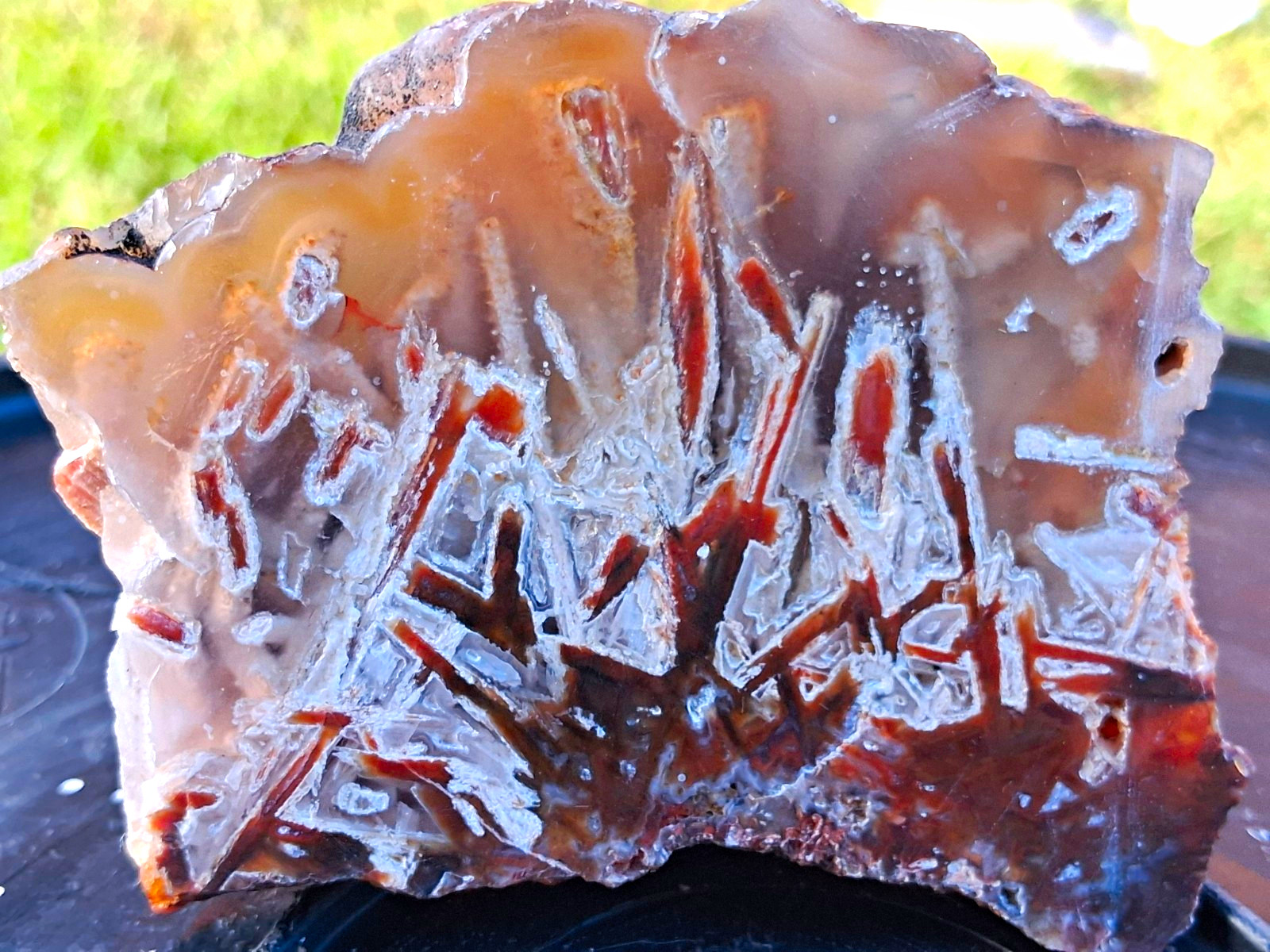 5.5oz Turkish Stick Agate Cut And Hand Polished Display Specimen 5.5oz Turkish Stick Agate Cut And Hand Polished Display Specimen