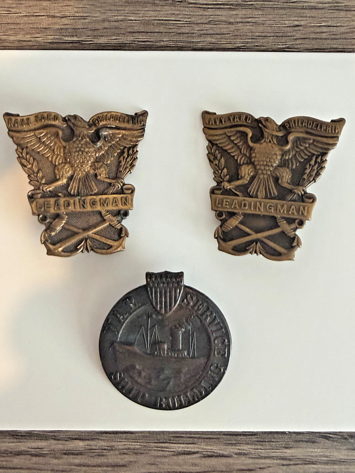 WWII Philadelphia Naval Yard Medals WWII Philadelphia Naval Yard Medals