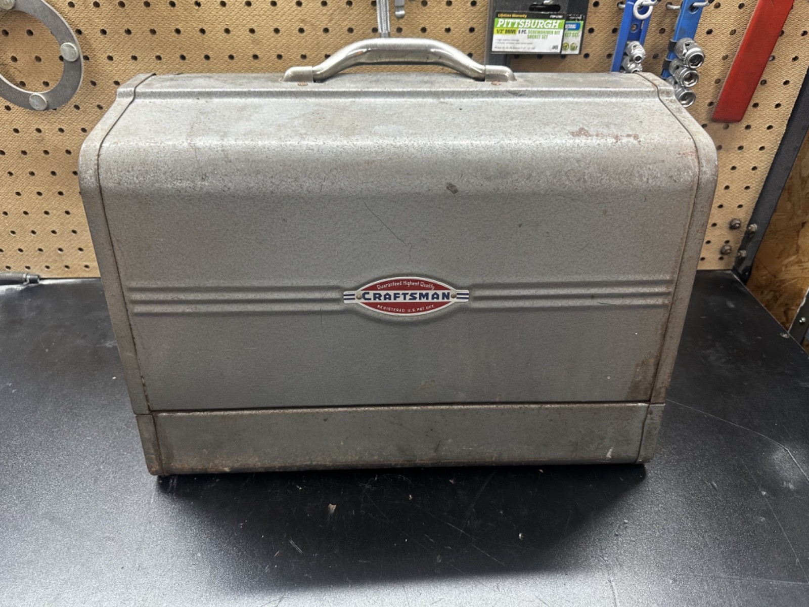 VERY NICE Antique Vintage Craftsman 207.25603 Electric Hand Saw w/ Case Document VERY NICE Antique Vintage Craftsman 207.25603 Electric Hand Saw w/ Case Document