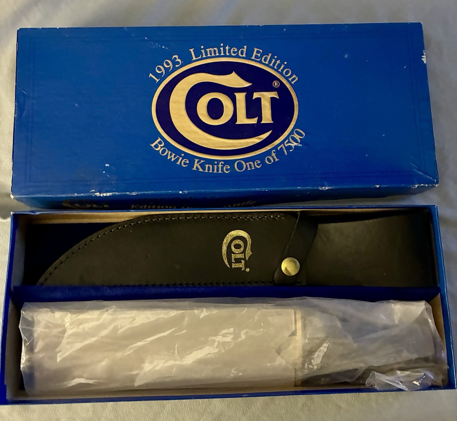 Colt Limited Edition 1993 Bowie Knife #3497 of 7500 Brand New Colt Limited Edition 1993 Bowie Knife #3497 of 7500 Brand New