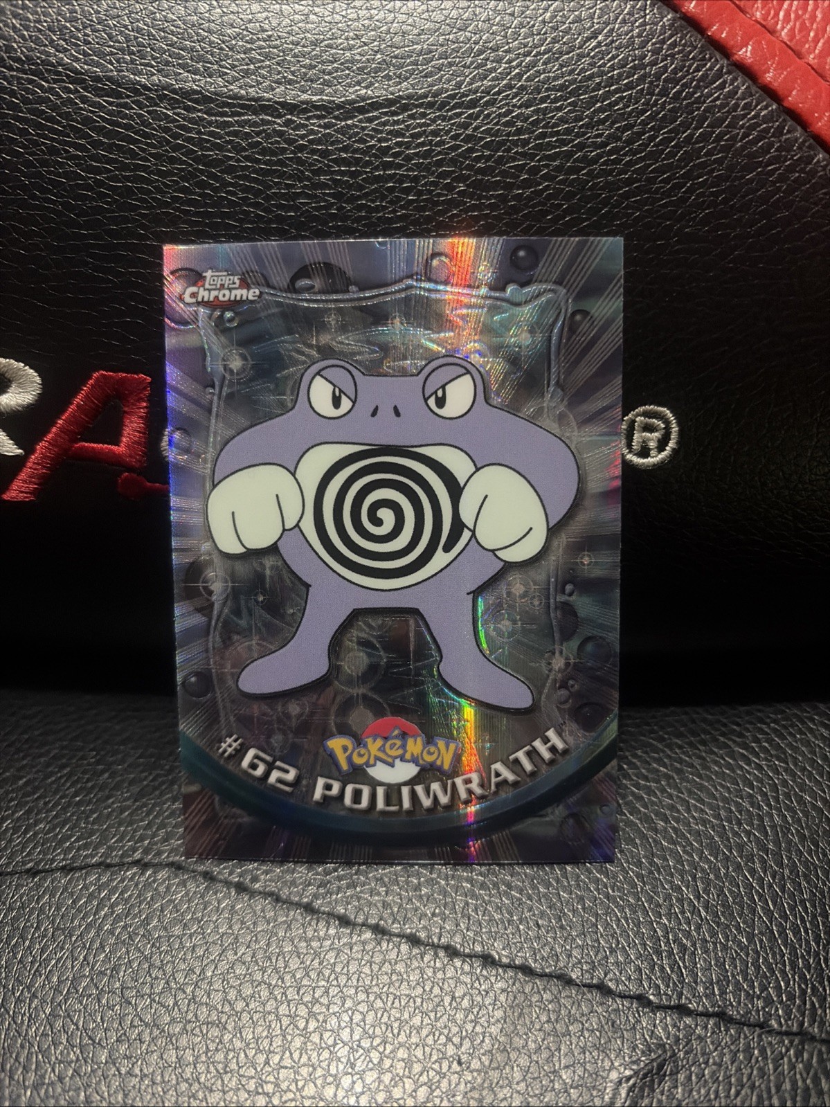 2000 Topps Chrome Pokemon Poliwrath Spectra #62 2000 Topps Chrome Pokemon Poliwrath Spectra #62