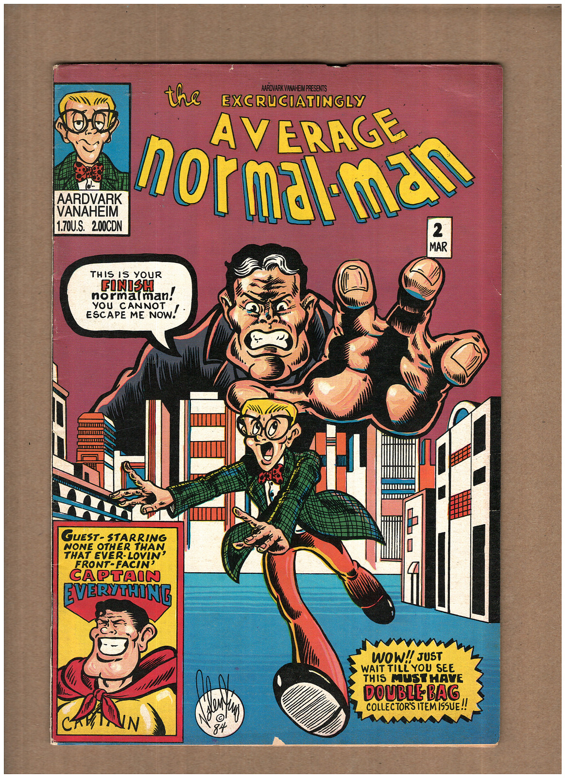 Normalman #2 Aardvark Vanaheim COVER SPLIT Normalman #2 Aardvark Vanaheim COVER SPLIT