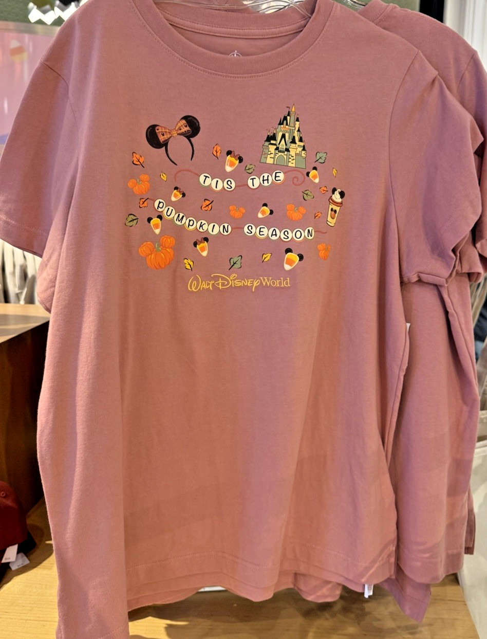 2026 Walt Disney World Fall Shirt L Tis The Pumpkin Season Embroidered Mickey